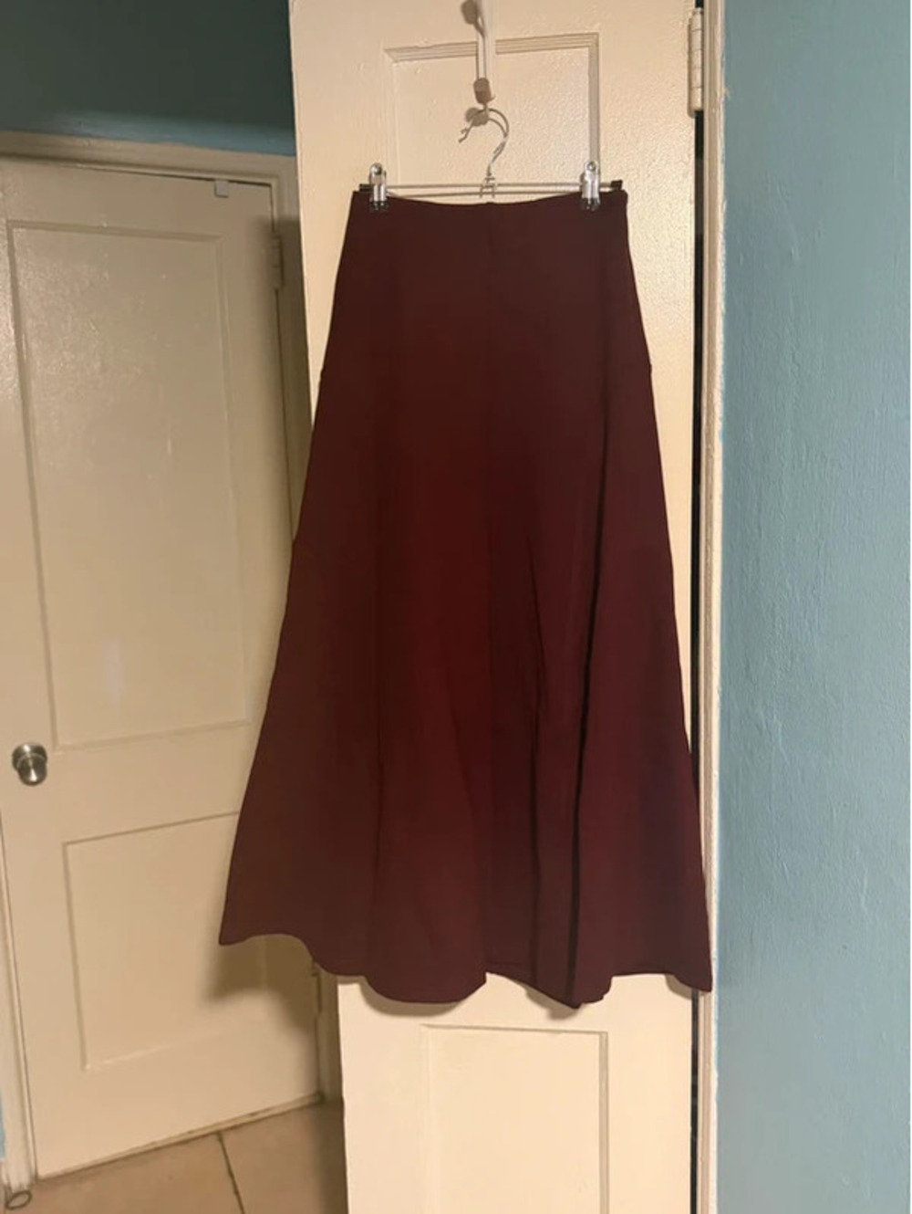 OGL Maroon Burgundy Maxi Skirt XS NWT